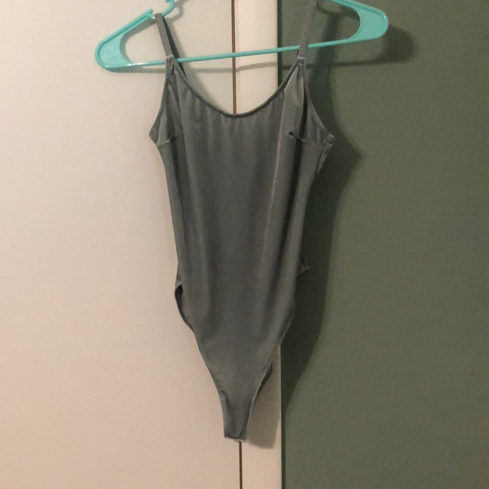 Velvet body suit